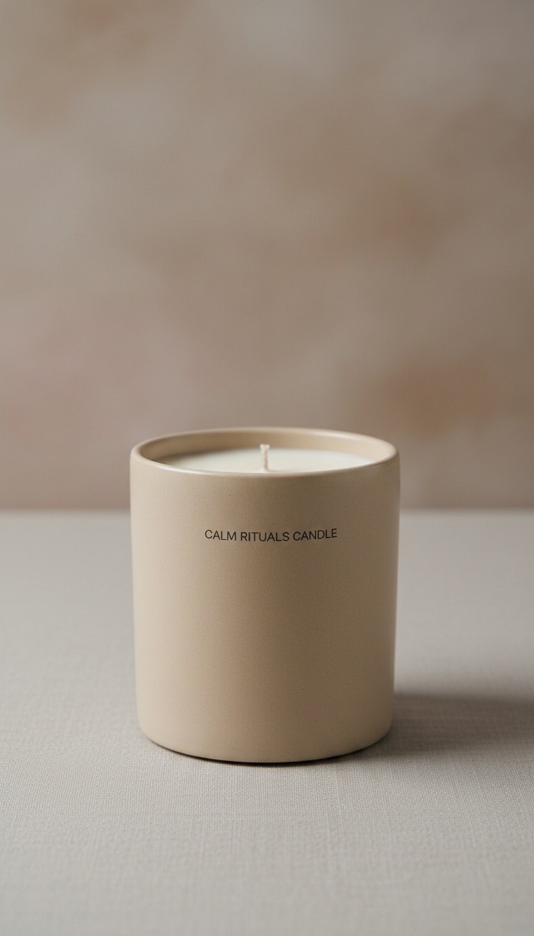 Soft Life Calm Rituals Candle In Soft Linen Scent